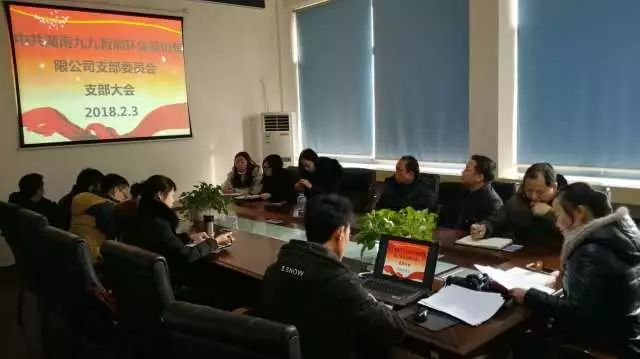 會(huì)議由公司黨支部書(shū)記劉淑芳同志主持